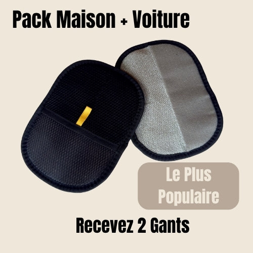 Gant Ramasse-Poils       Effet Électrostatique