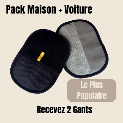 Gant Ramasse-Poils       Effet Électrostatique