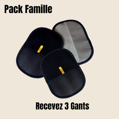Gant Ramasse-Poils       Effet Électrostatique