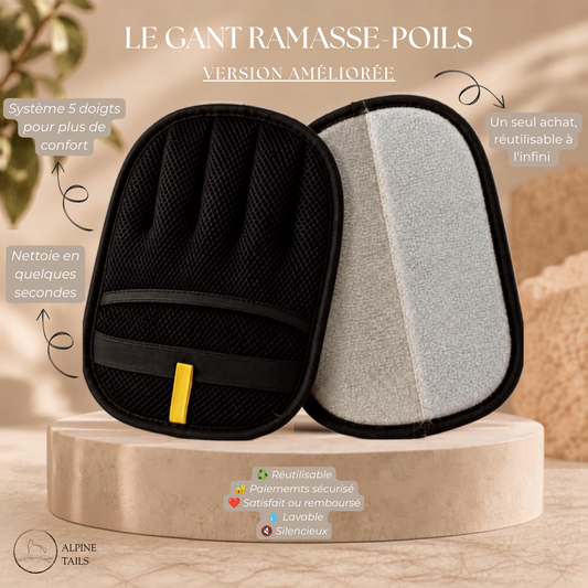 Gant Ramasse-Poils       Effet Électrostatique - Version 2.0